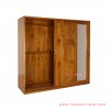 Lemari Pakaian 2 Pintu Sliding Golden Teak Seri Gilang lemari pakaian 2 pintu sliding golden teak seri gilang 65