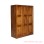 Lemari Pakaian Kayu Jati salak Brown Muda Seri Gilang