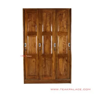 Lemari Pakaian Kayu Jati salak Brown Muda Seri Gilang Lemari Pakaian Kayu Jati salak Brown Muda Seri Gilang