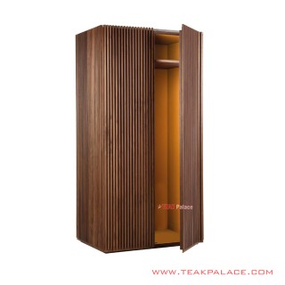 Anaco Teak Wardrobe with 2 Doors Minimalist Anaco Teak Wardrobe with 2 Doors Minimalist