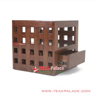 Nightstand Minimalist 1 Drawer Box Model