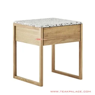 Nakas Minimalis Natural Seri Natalis With Marmer 8mm