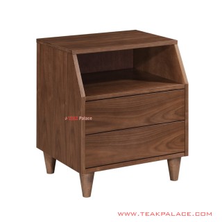 Nakas 2 Laci Minimalis Seri Nancy Salak Brown
