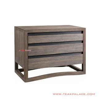 Nakas Jati Asuka Minimalis White Wash