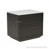 Nightstand Teak Black Minimalist Akita With Marble nightstand teak black minimalist akita with marble 52