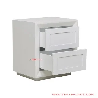 Nakas Duco Putih Mewah Minimalis Seri Lyodra 2 Laci