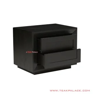 Nakas 2 Laci Hitam Tiara Minimalis Nakas 2 Laci Hitam Tiara Minimalis