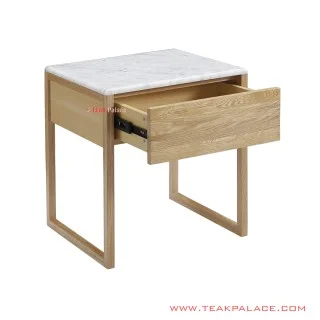 Nakas Natural Marmer Putih Natalis Minimalis