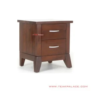 Nightstand Drawer Salak Brown Minimalis Visco