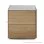 Nakas Minimalis Jati Natural Marmer Seri Akita