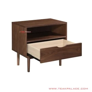 Nakas Jati Solid Nabire Minimalis Salak Brown