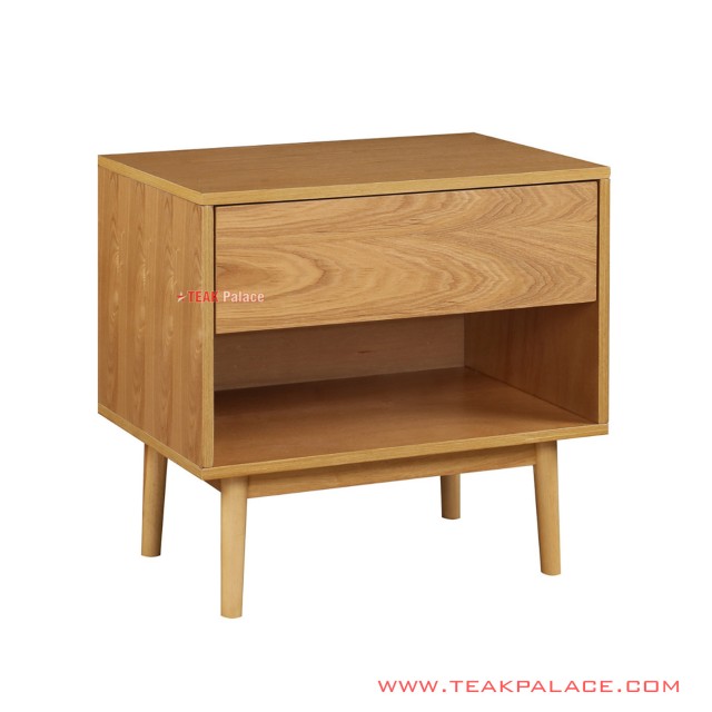 Nightstand Golden Teak Botawa Minimalist nightstand golden teak botawa minimalist 60