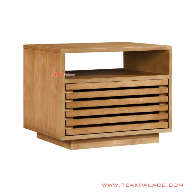 Nightstand Drawer Timika Natural Teak Wood Minimalist nightstand drawer timika natural teak wood minimalist 60