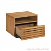 Nightstand Drawer Timika Natural Teak Wood Minimalist nightstand drawer timika natural teak wood minimalist 65