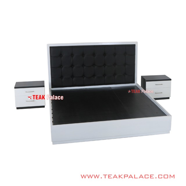Set Dipan 2 Nakas Mewah Minimalis Black White Seri Vista set dipan 2 nakas mewah minimalis black white seri vista 63