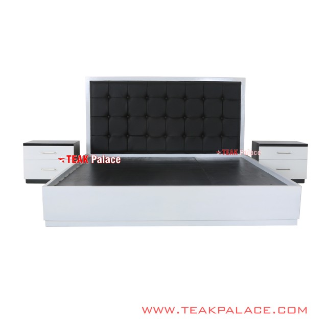 Set Dipan 2 Nakas Mewah Minimalis Black White Seri Vista set dipan 2 nakas mewah minimalis black white seri vista 61