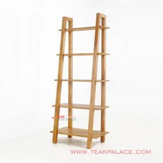 Rak Hias Minimalis Jati Alpha