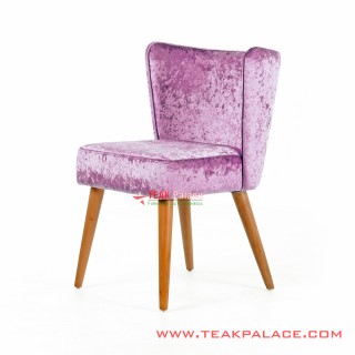 Kursi Makan Resto Carren Merah Muda