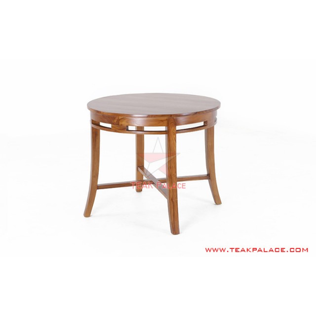 Meja Cafe Bundar Jati Minimalis Melia Golden Teak Meja Cafe Bundar Jati Minimalis Melia Golden Teak