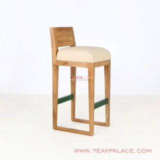 Kursi Bar Jati Minimalis Dino White