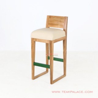 Kursi Bar Jati Minimalis Dino White