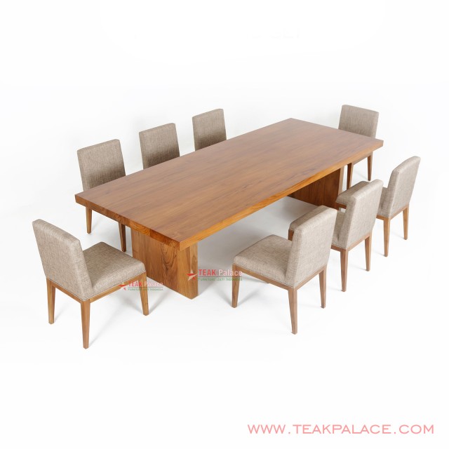Meja Makan Minimalis Modern Aston 8 Kursi Golden Teak meja makan minimalis modern aston 8 kursi golden teak 60