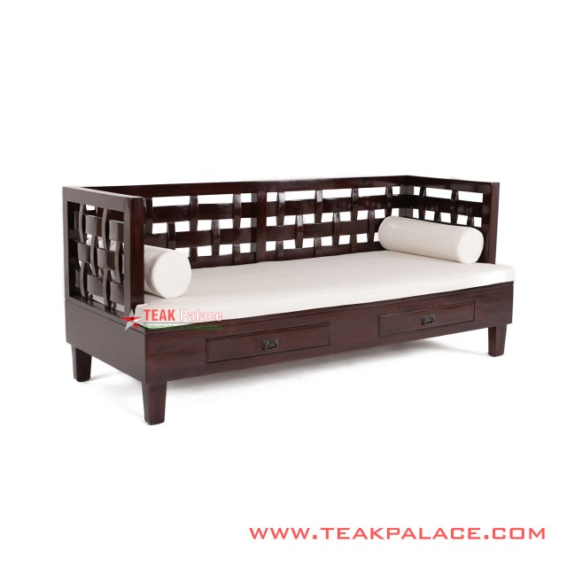 Bangku Ketupat 3 Seater Black Walnut Bangku Ketupat 3 Seater Black Walnut