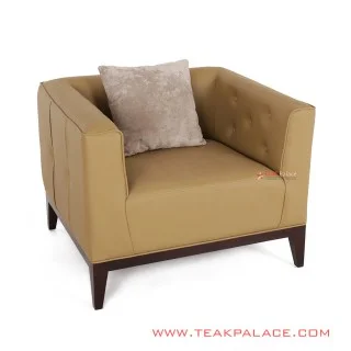 Sofa Armchair Coklat Oscar Seri Bekasi