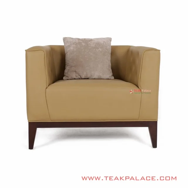 Sofa Armchair Coklat Oscar Seri Bekasi