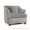 Sofa Minimalis Abu-abu Seri Musi single seater