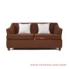 Sofa 2 Dudukan Minimali Musi Coklat