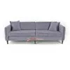 Bulgary Sofa 3 Seater Grey