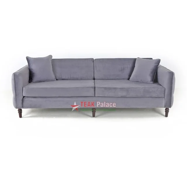 Bulgary Sofa 3 Seater Grey