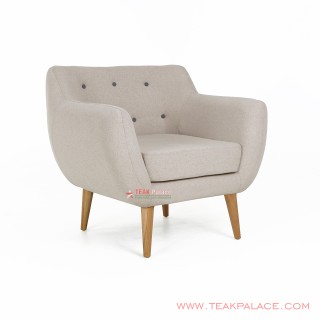 Sofa Retro Dina Single Linen