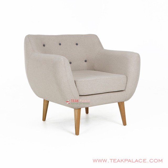 Sofa Retro Dina Single Linen sofa retro dina single linen 55