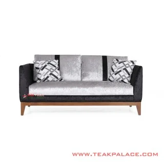 Sofa Jati Minimalis Seri Helena Revina Grey