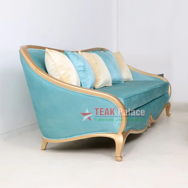 Kursi Tamu Sofa 3 Dudukan Cameo Aqua