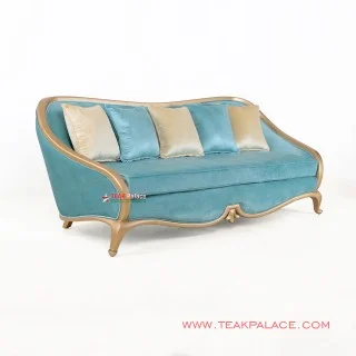 Kursi Tamu Sofa 3 Dudukan Cameo Aqua
