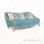 Kursi Tamu Sofa 3 Dudukan Cameo Aqua
