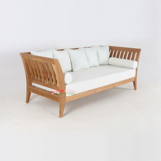 Bangku Jati Sofa 3 Dudukan Minimalis Boston