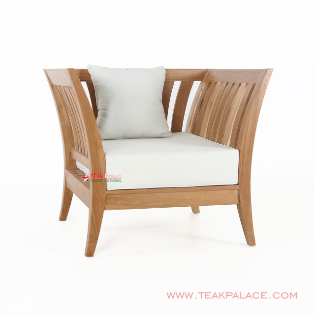 Kursi Jati Minimalis Seri Boston Single Seater Teak Palace Kursi Jati Minimalis Seri Boston Single Seater Teak Palace