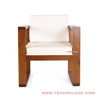 Single Armchair Kotak White Single Armchair Kotak White
