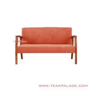 Sofa Tamu Minimalis Legian 2 Seater Orange Sofa Tamu Minimalis Legian 2 Seater Orange