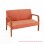 Sofa Tamu Minimalis Legian 2 Seater Orange