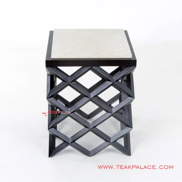 Meja Sudut Marmer Modern Minimalis Bulgari Meja Sudut Marmer Modern Minimalis Bulgari